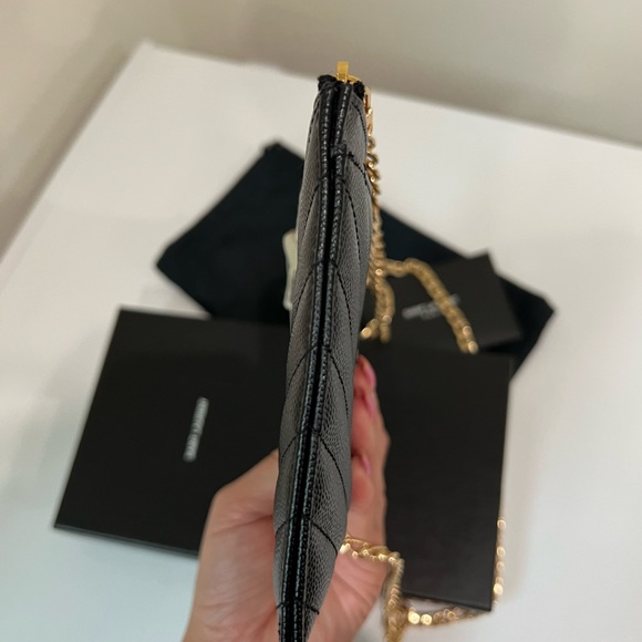 YSL black clutch & crossbody - Picture 4 of 13
